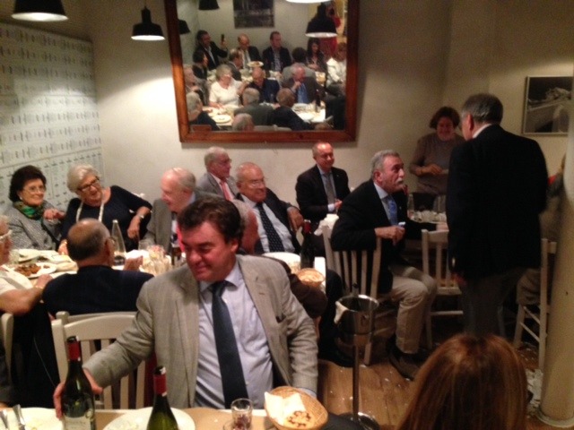 Cena quinto jueves 30 octubre 2014