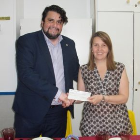Entrega de la Beca Talentia al Centre Obert Joan Salvador Gavina del Raval Entrega de la Beca Talentia al Centre Obert Joan Salvador Gavina del Raval